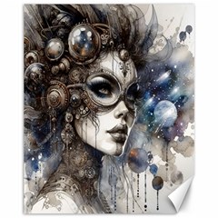 Woman In Space Canvas 11  X 14  by CKArtCreations