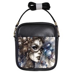 Woman In Space Girls Sling Bag by CKArtCreations