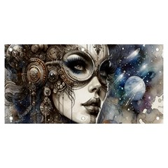 Woman In Space Banner And Sign 6  X 3  by CKArtCreations