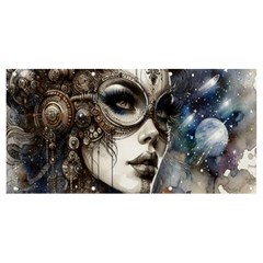 Woman In Space Banner And Sign 8  X 4  by CKArtCreations