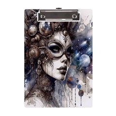 Woman In Space A5 Acrylic Clipboard by CKArtCreations