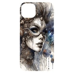 Woman In Space Iphone 14 Plus Black Uv Print Case by CKArtCreations