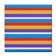 Stripes Pattern Design Lines Tile Coaster