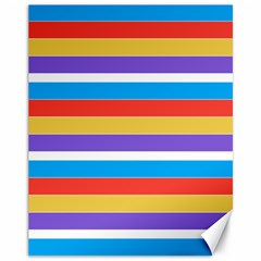 Stripes Pattern Design Lines Canvas 11  X 14 