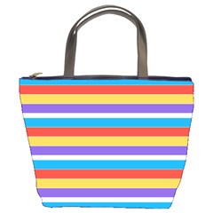 Stripes Pattern Design Lines Bucket Bag