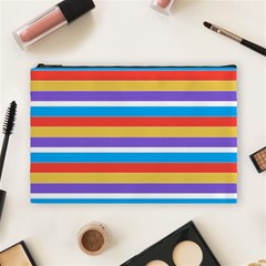 Stripes Pattern Design Lines Cosmetic Bag (large)