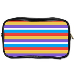 Stripes Pattern Design Lines Toiletries Bag (two Sides)