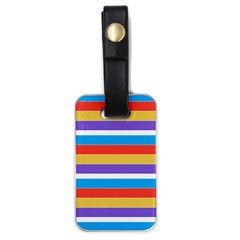 Stripes Pattern Design Lines Luggage Tag (one Side)