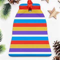 Stripes Pattern Design Lines Ornament (bell)