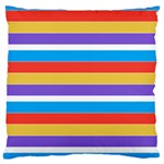 Stripes Pattern Design Lines Large Cushion Case (Two Sides) Front