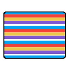 Stripes Pattern Design Lines Two Sides Fleece Blanket (small)