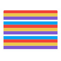 Stripes Pattern Design Lines Two Sides Premium Plush Fleece Blanket (mini) by Maspions