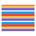 Stripes Pattern Design Lines Two Sides Premium Plush Fleece Blanket (Large) 80 x60  Blanket Back