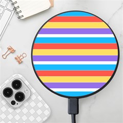 Stripes Pattern Design Lines Wireless Fast Charger(black)