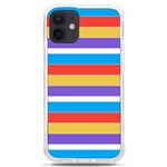 Stripes Pattern Design Lines iPhone 12 mini TPU UV Print Case	 Front