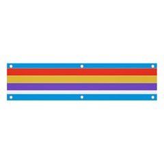 Stripes Pattern Design Lines Banner And Sign 4  X 1 