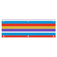 Stripes Pattern Design Lines Banner And Sign 6  X 2  by Maspions