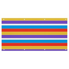 Stripes Pattern Design Lines Banner And Sign 8  X 4 