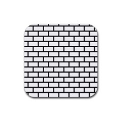 Bricks Wall Pattern Seamless Rubber Coaster (square)