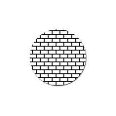 Bricks Wall Pattern Seamless Golf Ball Marker (4 Pack)