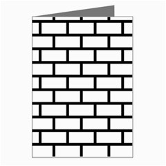 Bricks Wall Pattern Seamless Greeting Card