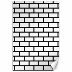 Bricks Wall Pattern Seamless Canvas 24  X 36  by Maspions