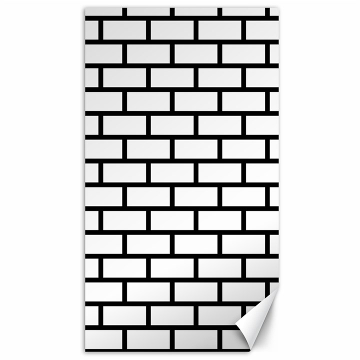 Bricks Wall Pattern Seamless Canvas 40  x 72 