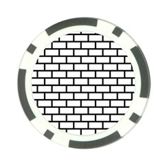 Bricks Wall Pattern Seamless Poker Chip Card Guard