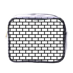 Bricks Wall Pattern Seamless Mini Toiletries Bag (one Side)