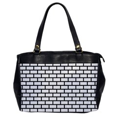 Bricks Wall Pattern Seamless Oversize Office Handbag by Maspions