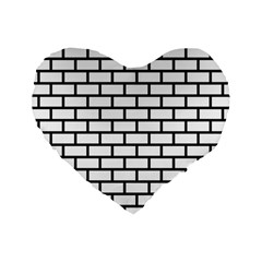 Bricks Wall Pattern Seamless Standard 16  Premium Heart Shape Cushions