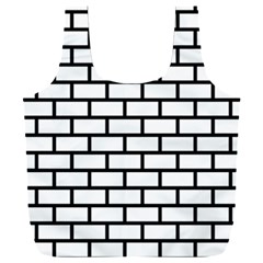 Bricks Wall Pattern Seamless Full Print Recycle Bag (xxl) by Maspions