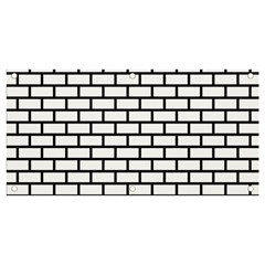 Bricks Wall Pattern Seamless Banner And Sign 4  X 2  by Maspions