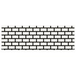 Bricks Wall Pattern Seamless Banner and Sign 12  x 4  Front