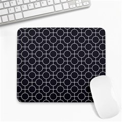 Geometric Pattern Design White Large Mousepad by Maspions