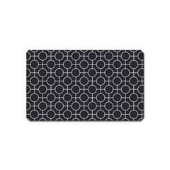 Geometric Pattern Design White Magnet (name Card)