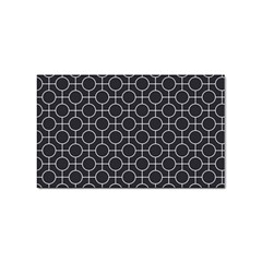 Geometric Pattern Design White Sticker Rectangular (10 Pack) by Maspions