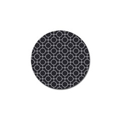 Geometric Pattern Design White Golf Ball Marker by Maspions