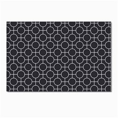 Geometric Pattern Design White Postcard 4 x 6  (pkg Of 10) by Maspions