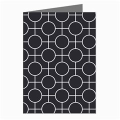 Geometric Pattern Design White Greeting Cards (pkg Of 8)