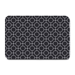 Geometric Pattern Design White Plate Mats