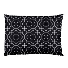 Geometric Pattern Design White Pillow Case by Maspions