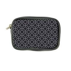 Geometric Pattern Design White Coin Purse