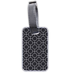 Geometric Pattern Design White Luggage Tag (two Sides)