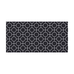 Geometric Pattern Design White Yoga Headband