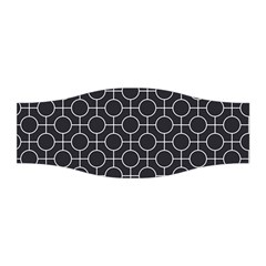 Geometric Pattern Design White Stretchable Headband