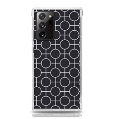 Geometric Pattern Design White Samsung Galaxy Note 20 Ultra Tpu Uv Case