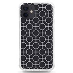 Geometric Pattern Design White iPhone 12 mini TPU UV Print Case	 Front