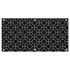 Geometric Pattern Design White Banner And Sign 4  X 2  by Maspions