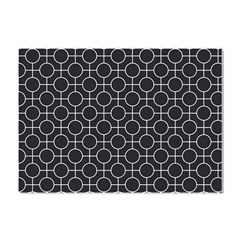 Geometric Pattern Design White Crystal Sticker (a4) by Maspions